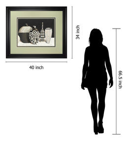 Objet D'Art By Emily Adams 34X40 Framed Print