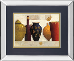Mirrored Frame Jeweled Vessels By J. Wiens 34X40 Mirror Frame Print