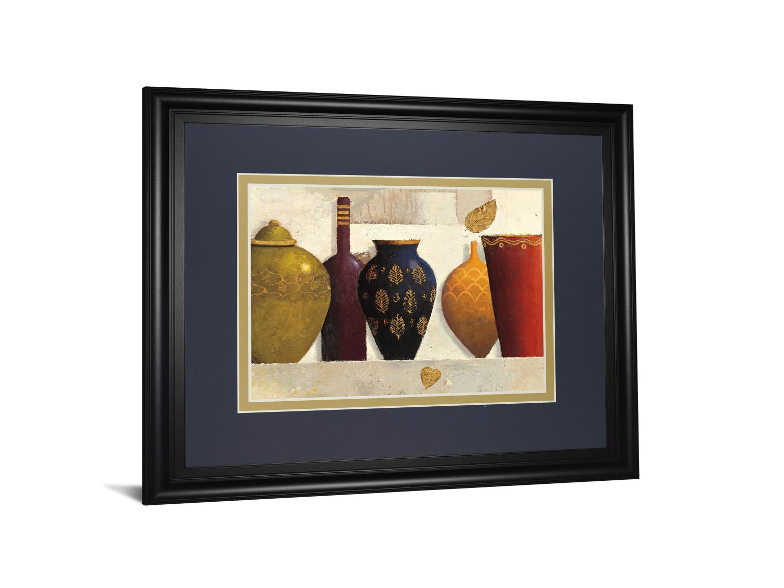 Jeweled Vessels By J. Wiens 34X40 Framed Print