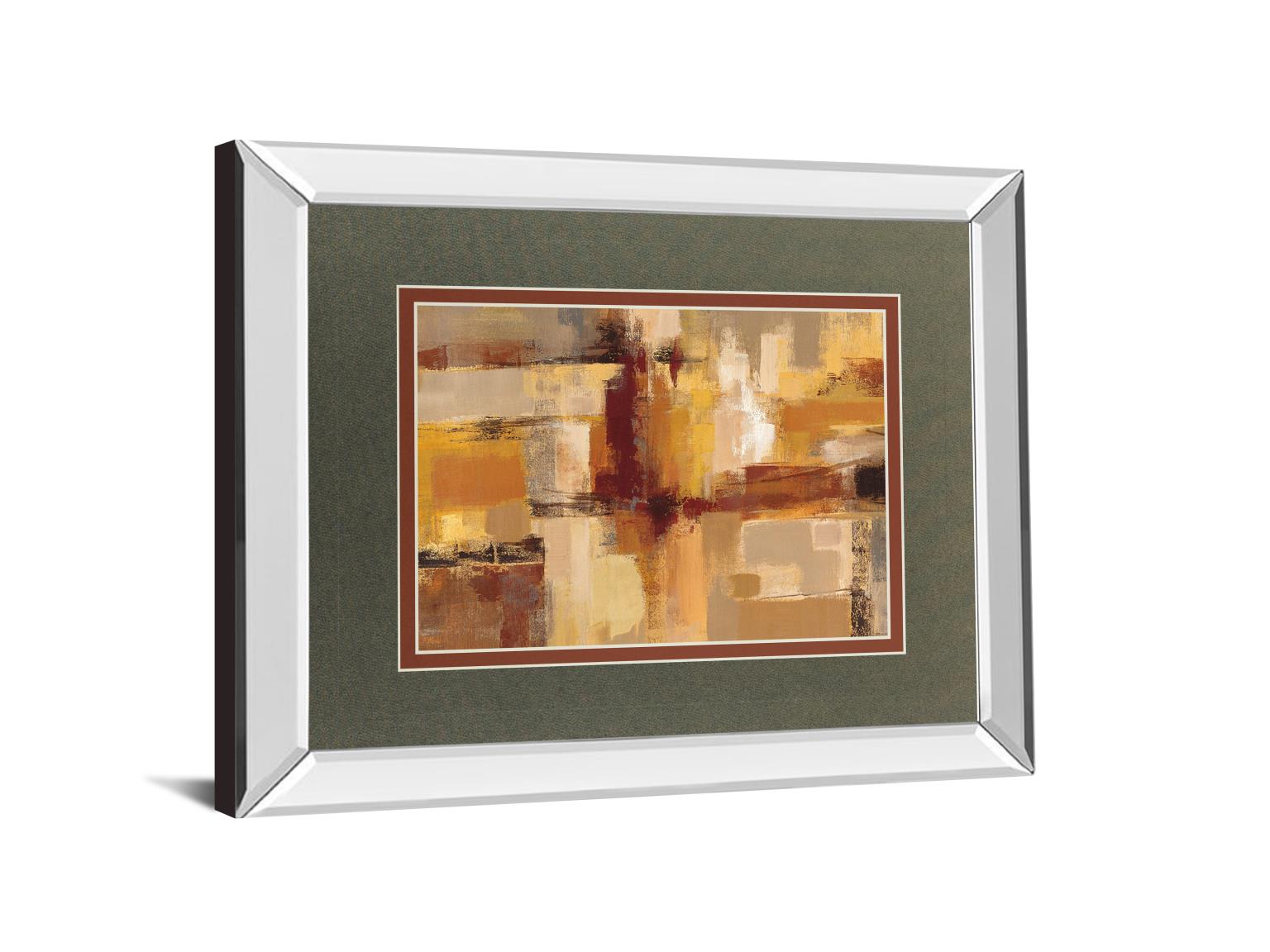 Mirrored Frame Sandcastles By Silvia Vassileva 34X40 Mirror Frame Print