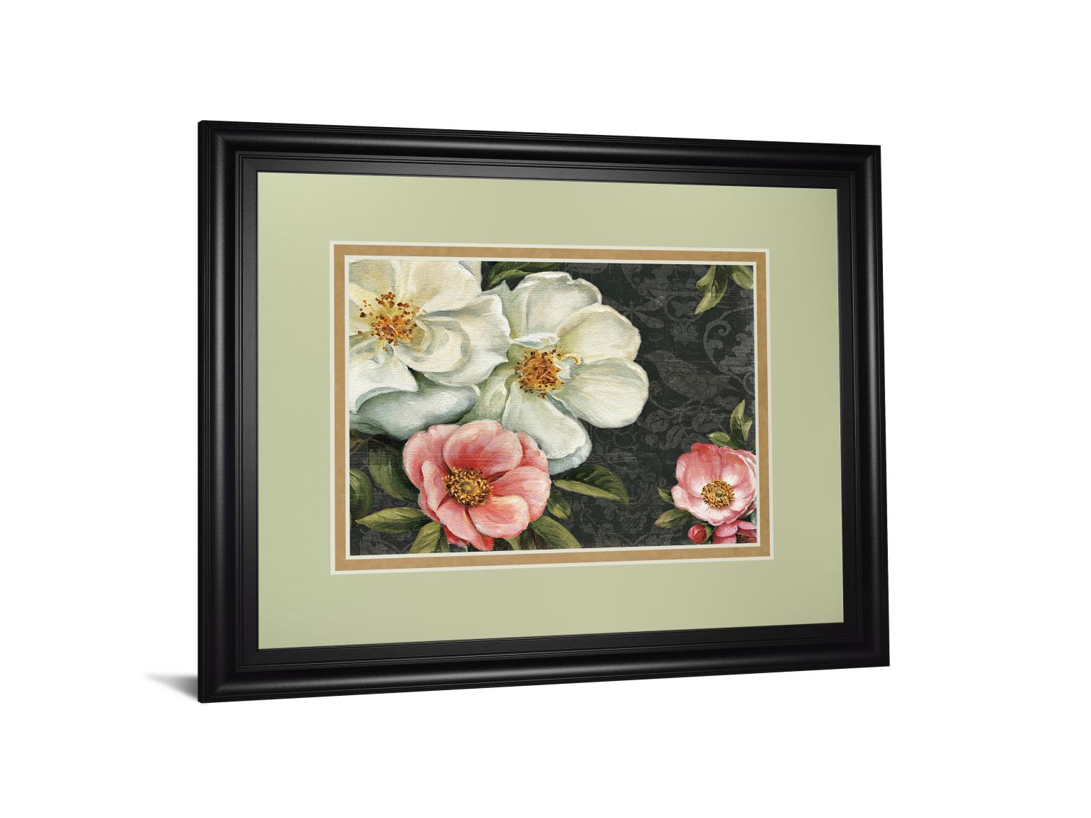 Floral Damask I By Lisa Audit 34X40 Framed Print