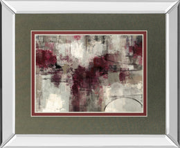 Mirrored Frame Stone Gardens By Silvia Vassileva 34X40 Mirror Frame Print