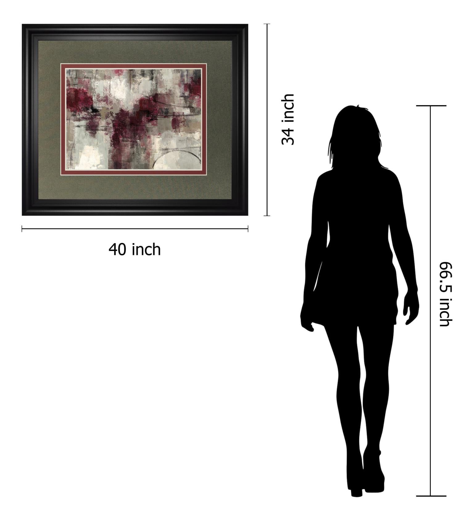 Stone Gardens By Silvia Vassileva 34X40 Framed Print