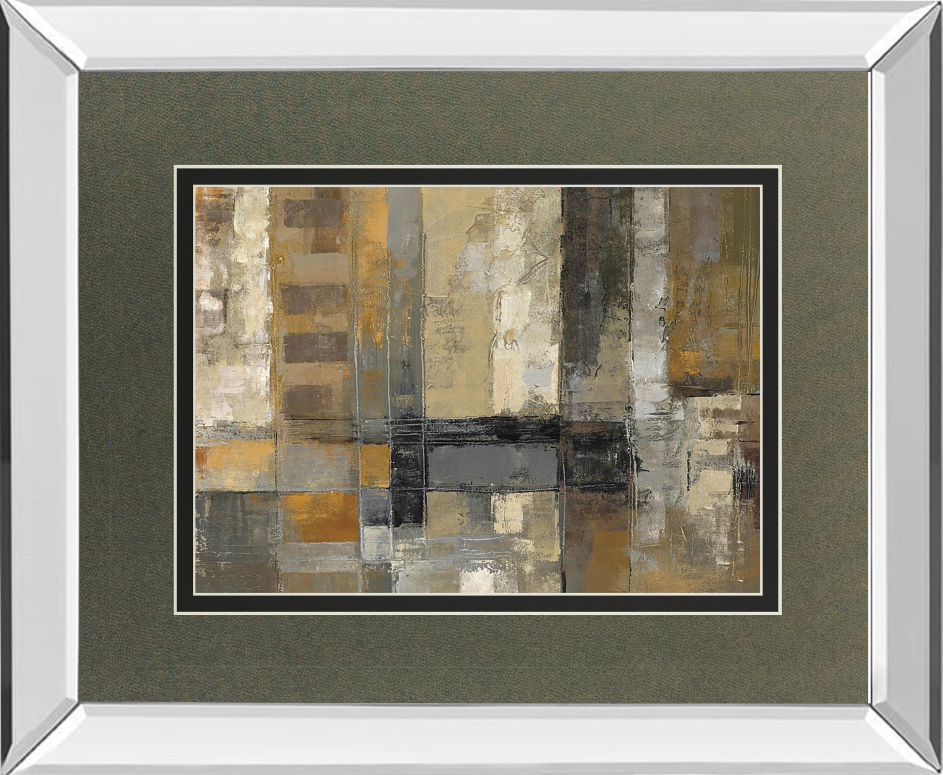 Mirrored Frame One Way Street By Silvia Vassileva 34X40 Mirror Frame Print