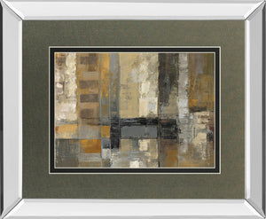 Mirrored Frame One Way Street By Silvia Vassileva 34X40 Mirror Frame Print