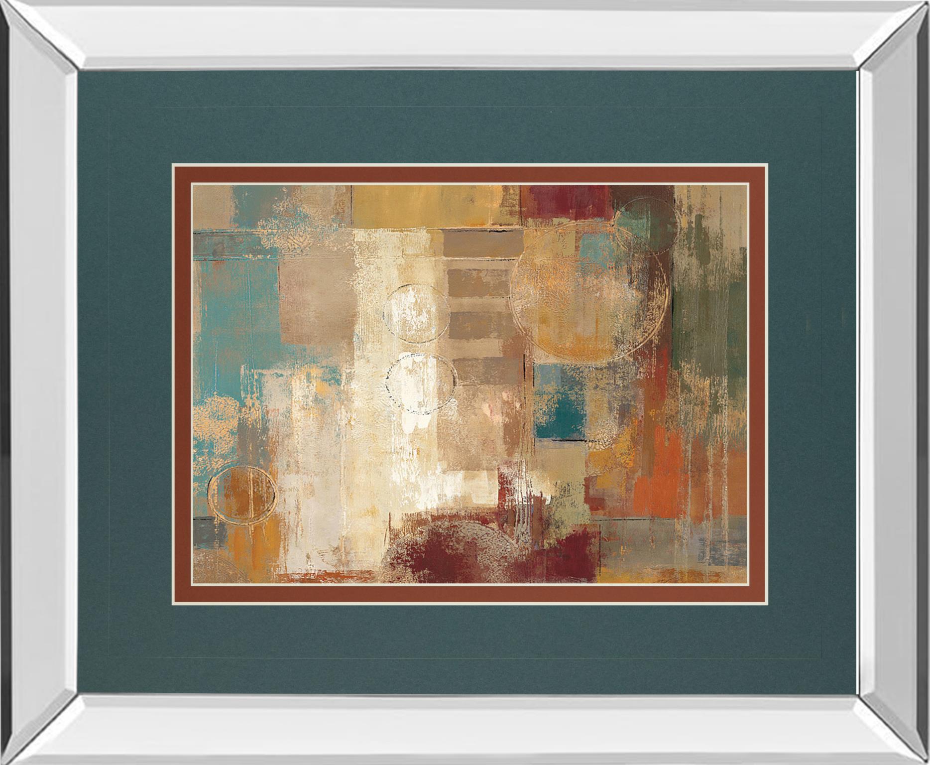 Mirrored Frame Oriental Trip Crop By Silvia Vassileva 34X40 Mirror Frame Print