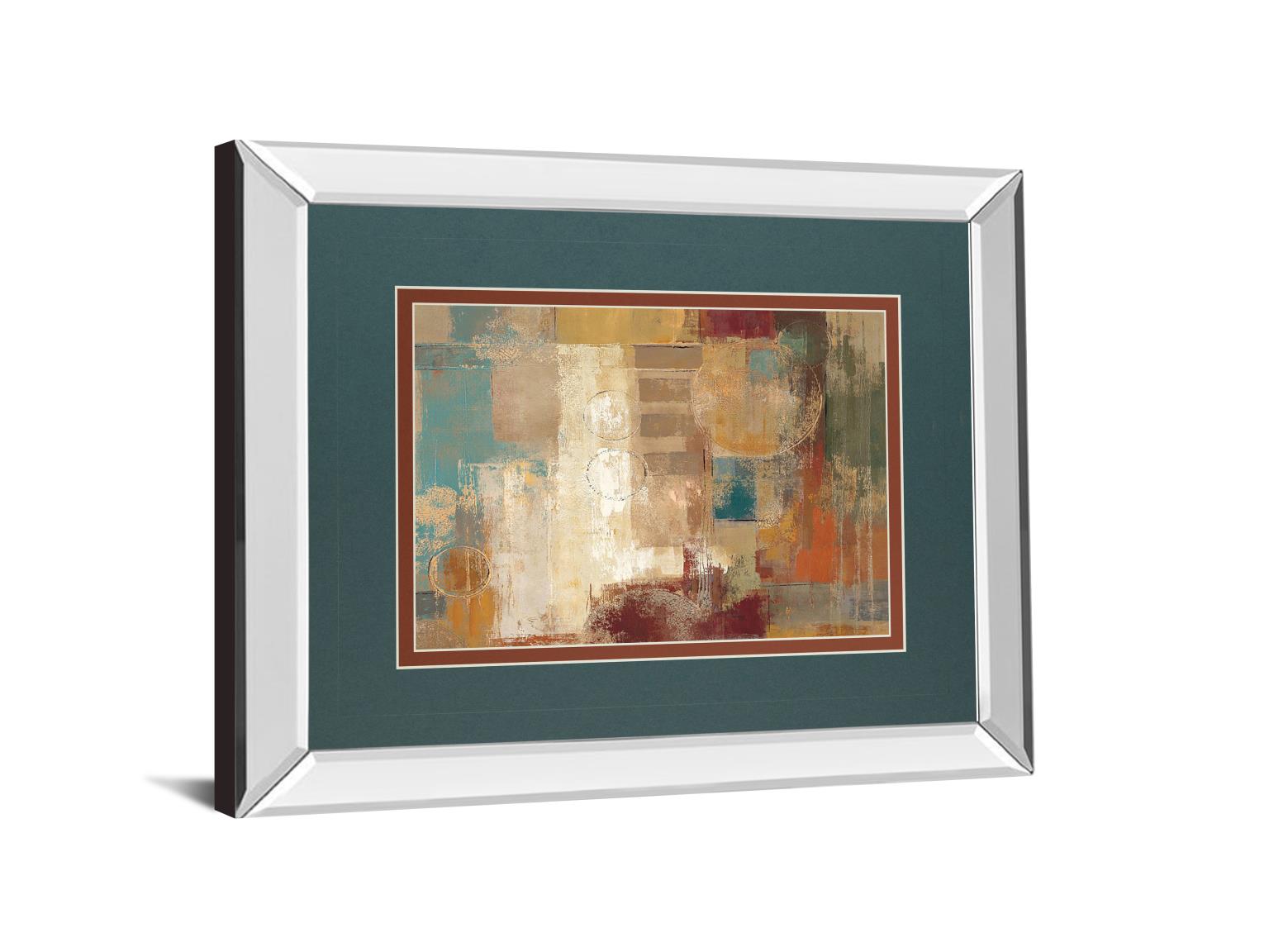 Mirrored Frame Oriental Trip Crop By Silvia Vassileva 34X40 Mirror Frame Print