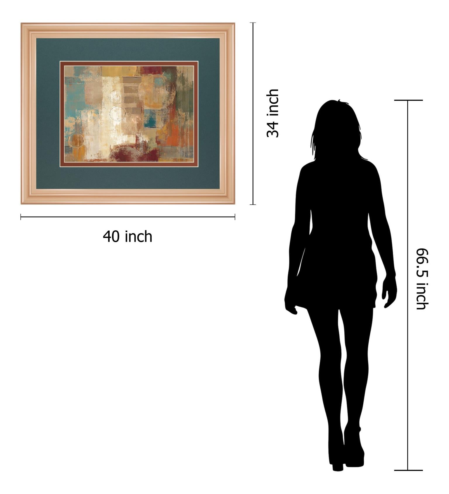 Oriental Trip Crop By Silvia Vassileva 34X40 Framed Print