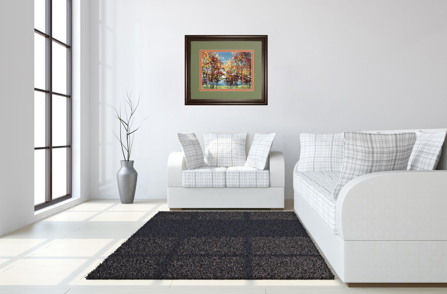 Kaliedoscope By Jmp 34X40 Framed Print