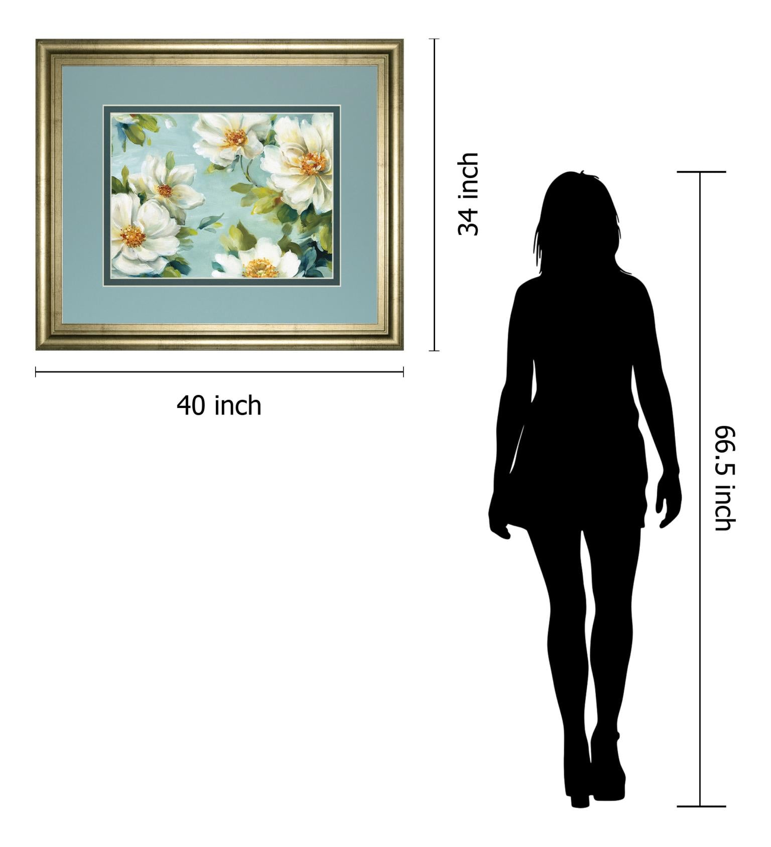 Reflections I Crop By Lisa Audit 34X40 Framed Print