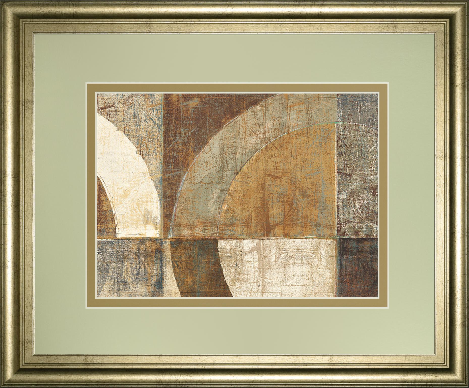 Circular Sculpture By Wild Apple Portfolio 34X40 Framed Print