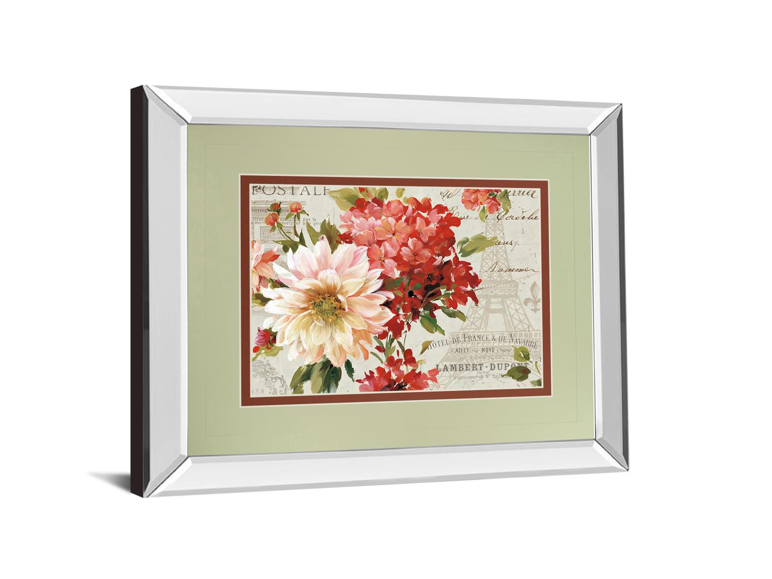 Mirrored Frame Ps Je T'Aime I Light By Lisa Audit 34X40 Mirror Frame Print