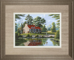 Summer Breeze By Saunders, B. 34X40 Framed Print