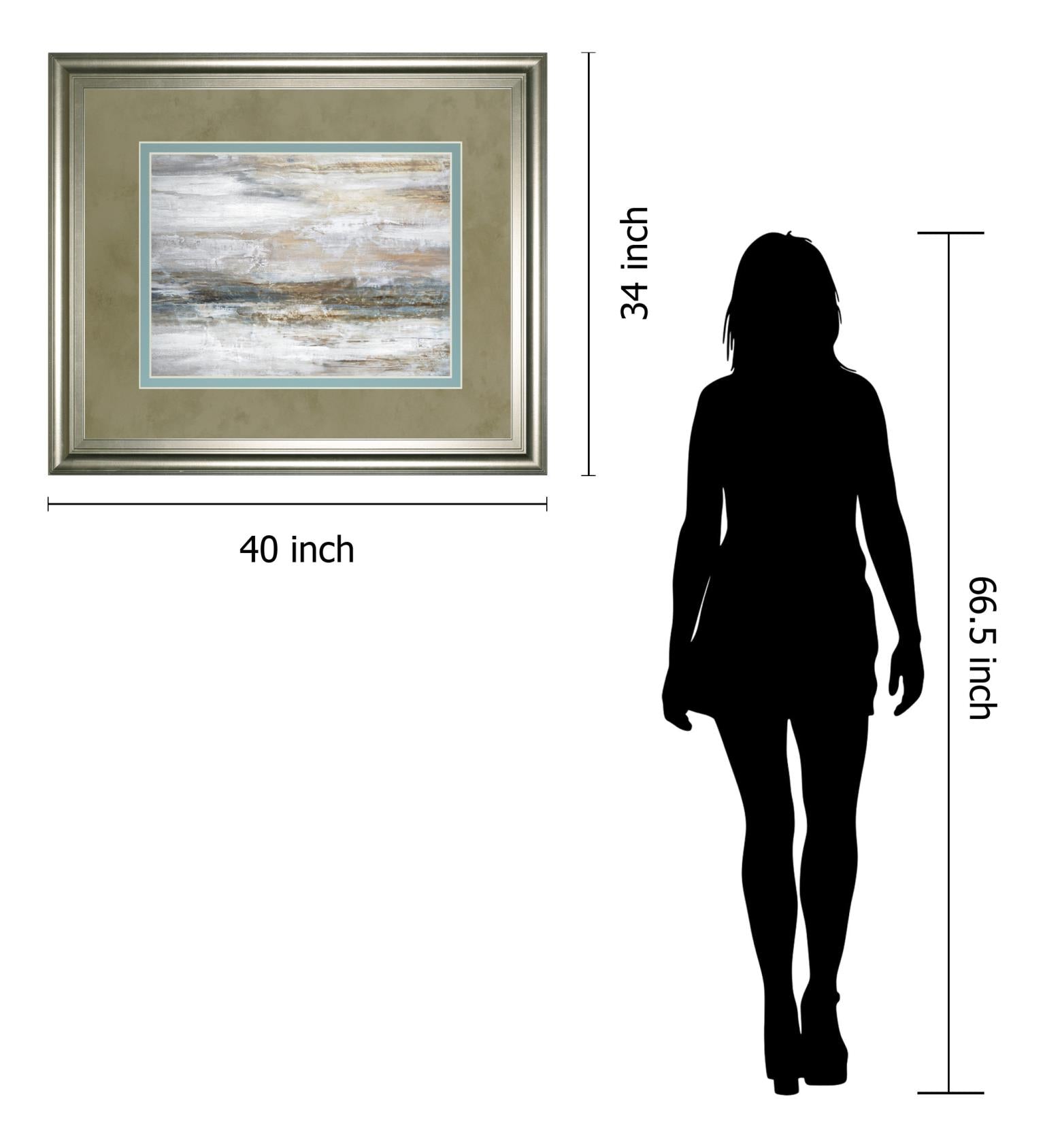 Mirage I  By Fontaine, S. 34X40 Framed Print