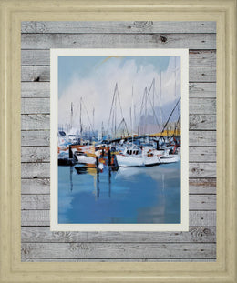 Along The Quay By Fitsimmons, A. 34X40 Framed Print