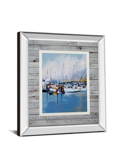 Mirrored Frame Along The Quay By Fitsimmons, A. 34X40 Mirror Frame Print