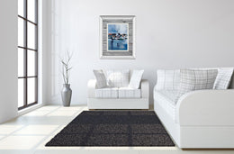Mirrored Frame Docked By Fitsimmons, A. 34X40 Mirror Frame Print