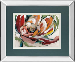 Mirrored Frame Bloomed I By Fitsimmons, A. 34X40 Mirror Frame Print