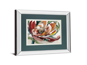 Mirrored Frame Bloomed I By Fitsimmons, A. 34X40 Mirror Frame Print