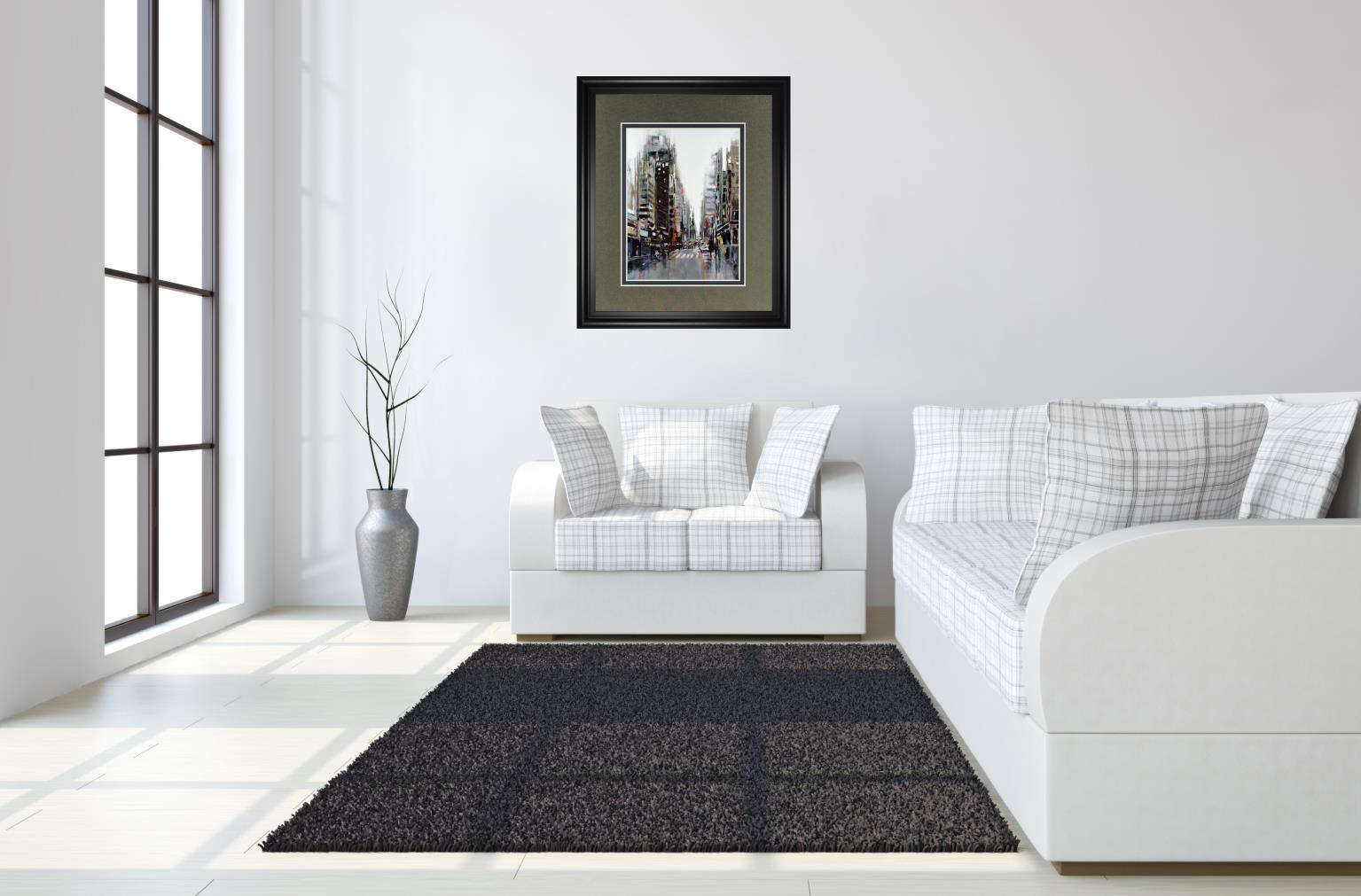 La Ville By Kadniri, A. 34X40 Framed Print