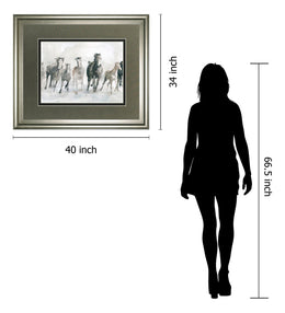 Running Wild By Carol Robinson 34X40 Framed Print