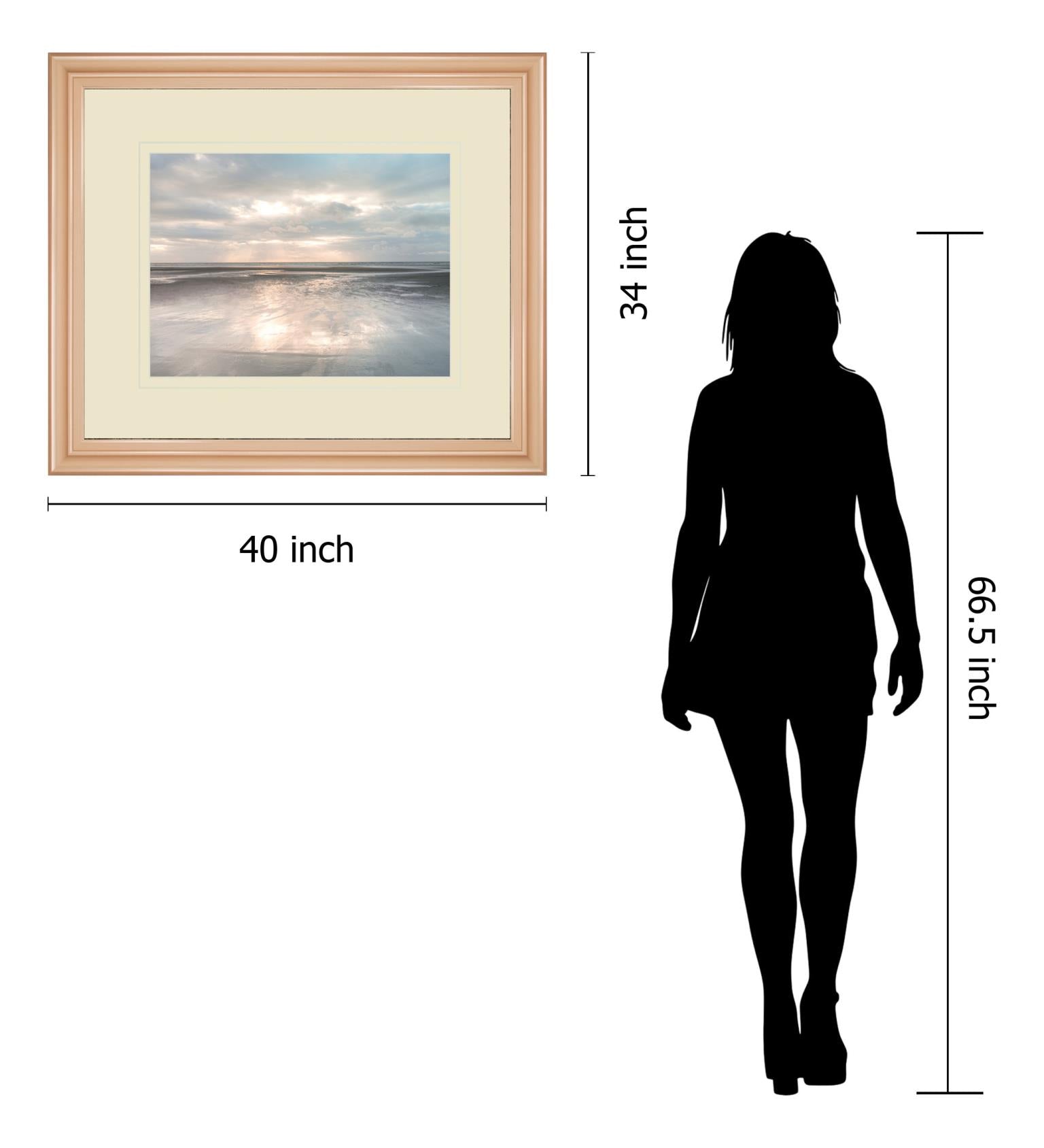 Silver Sands By Assaf Frank 34X40 Framed Print