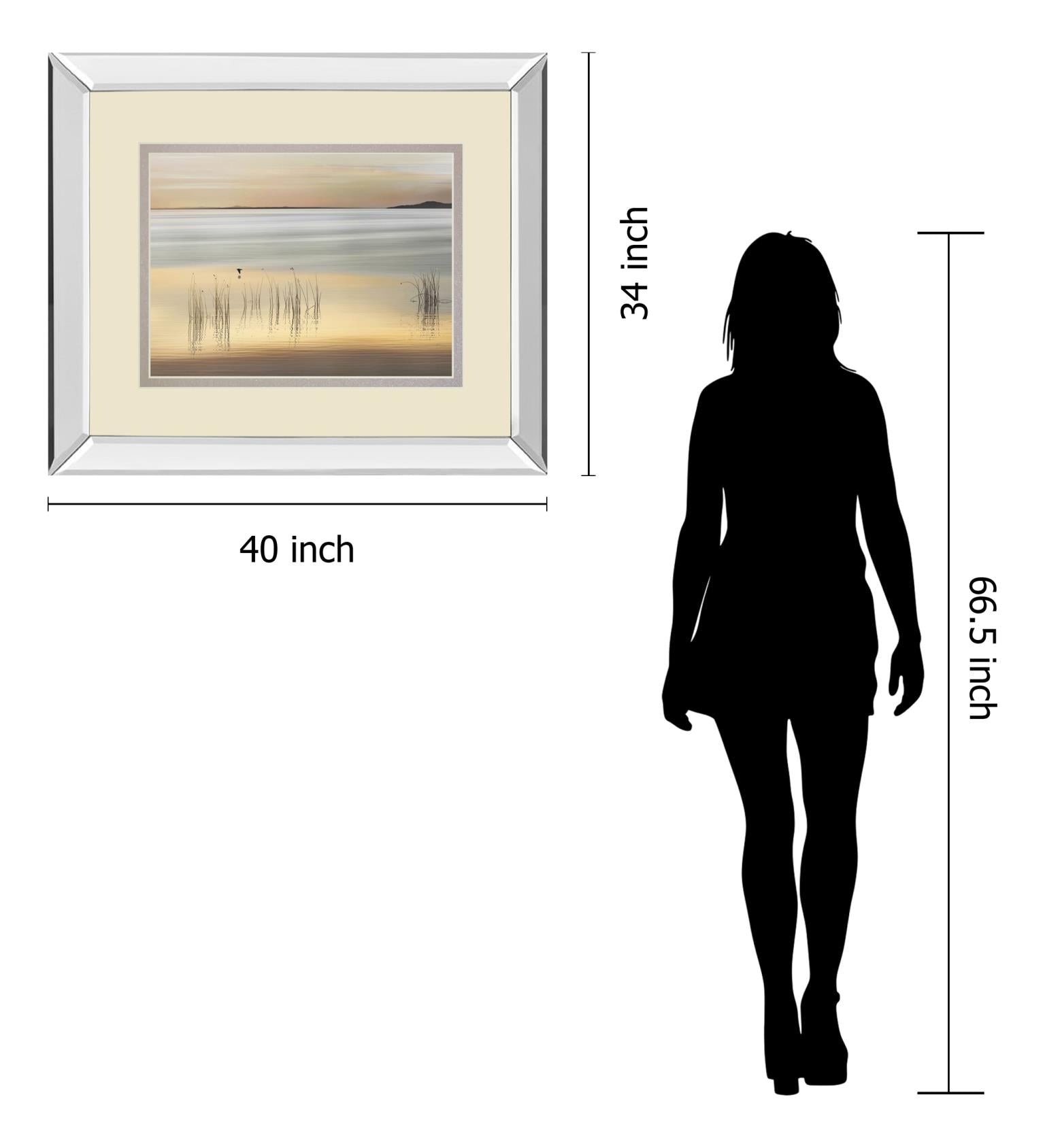 Golden By Marvin Pelkey 34X40 Mirror Frame Print