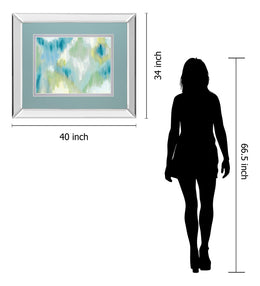 Energetic By Rita Vindedzis 34X40 Mirror Frame Print