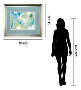 Energetic By Rita Vindedzis 34X40 Framed Print