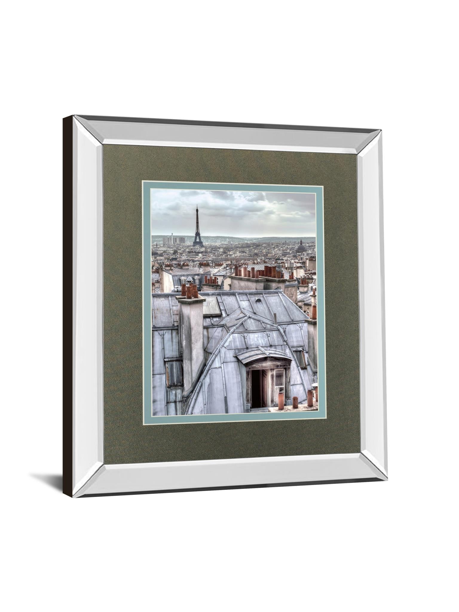 Paris Rooftops By Assaf Frank 34X40 Mirror Frame Print