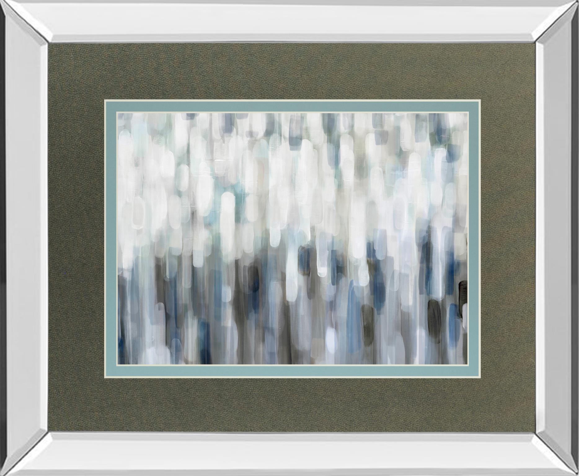 Silver Rain By Karen Lorena Parker 34X40 Mirror Frame Print