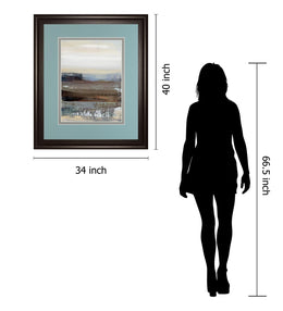 Hint Of Blue By Aerial Snow 34X40 Framed Print