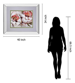 Charade Of Spring By Fitzsimmons, A 34X40 Mirror Frame Print