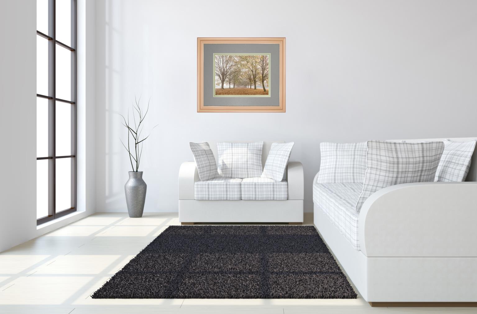 Autum'S Peace By Frank A 34X40 Framed Print