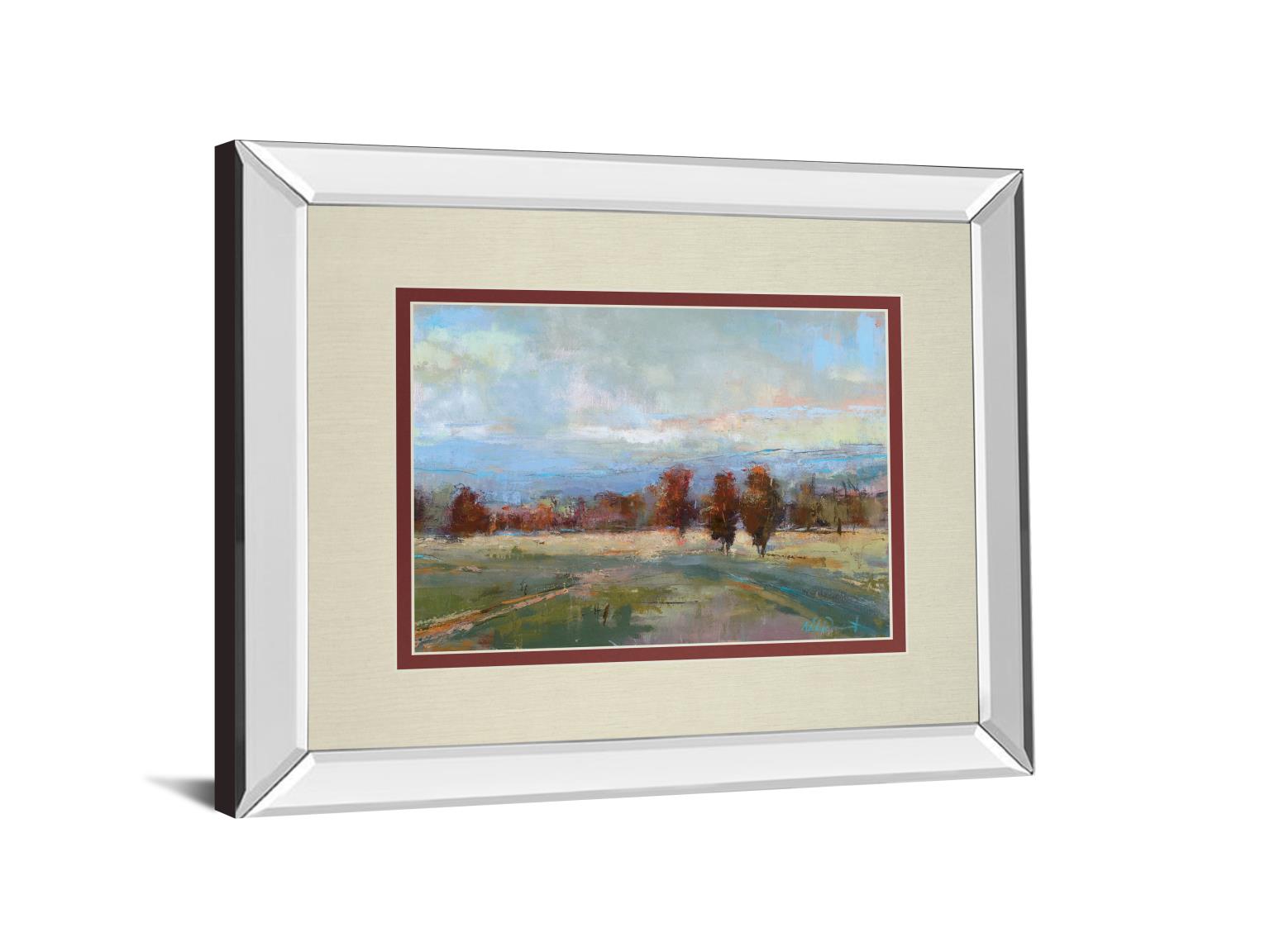 River Run By Louis Bourne 34X40 Mirror Frame Print
