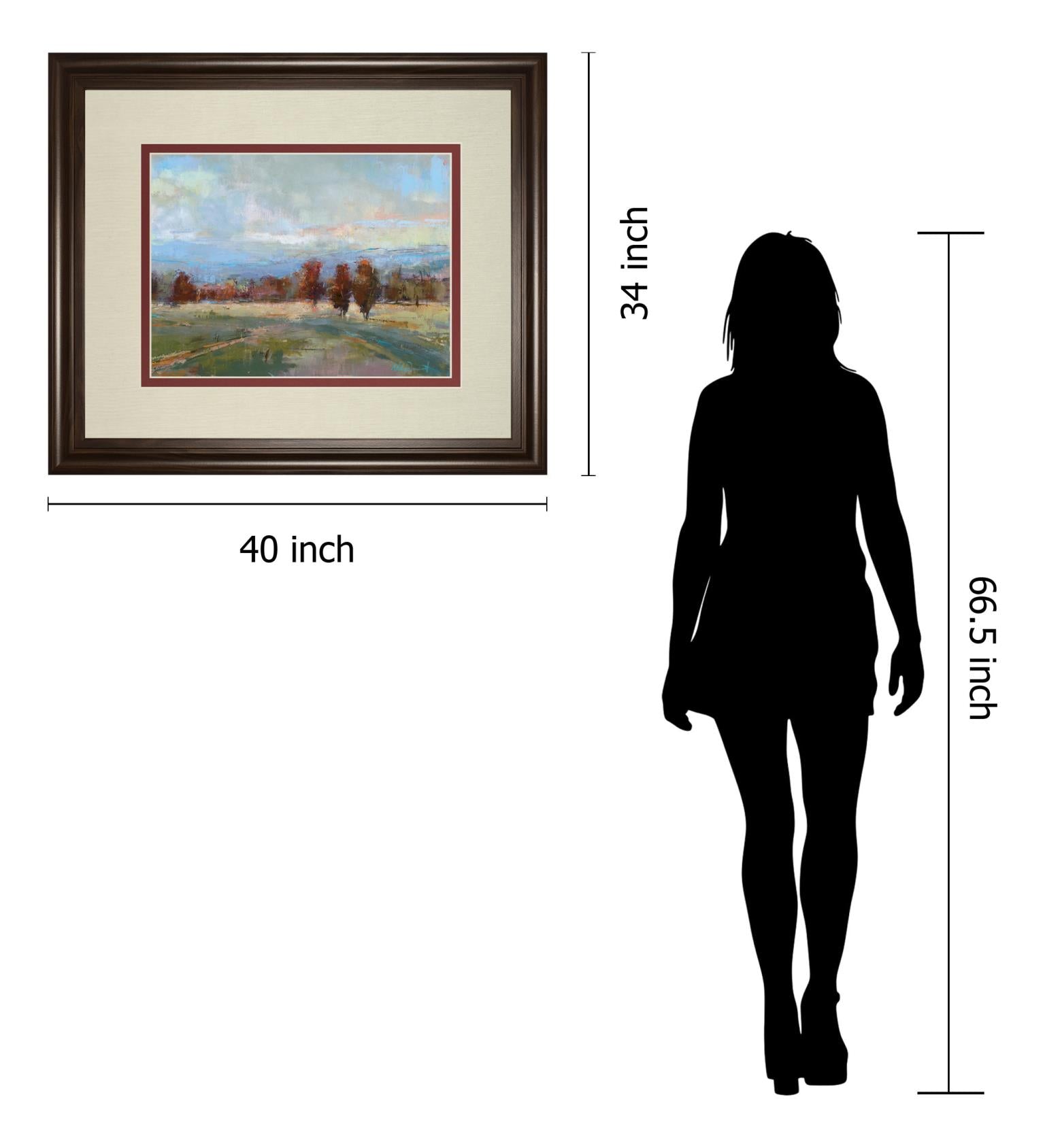 River Run By Louis Bourne 34X40 Framed Print