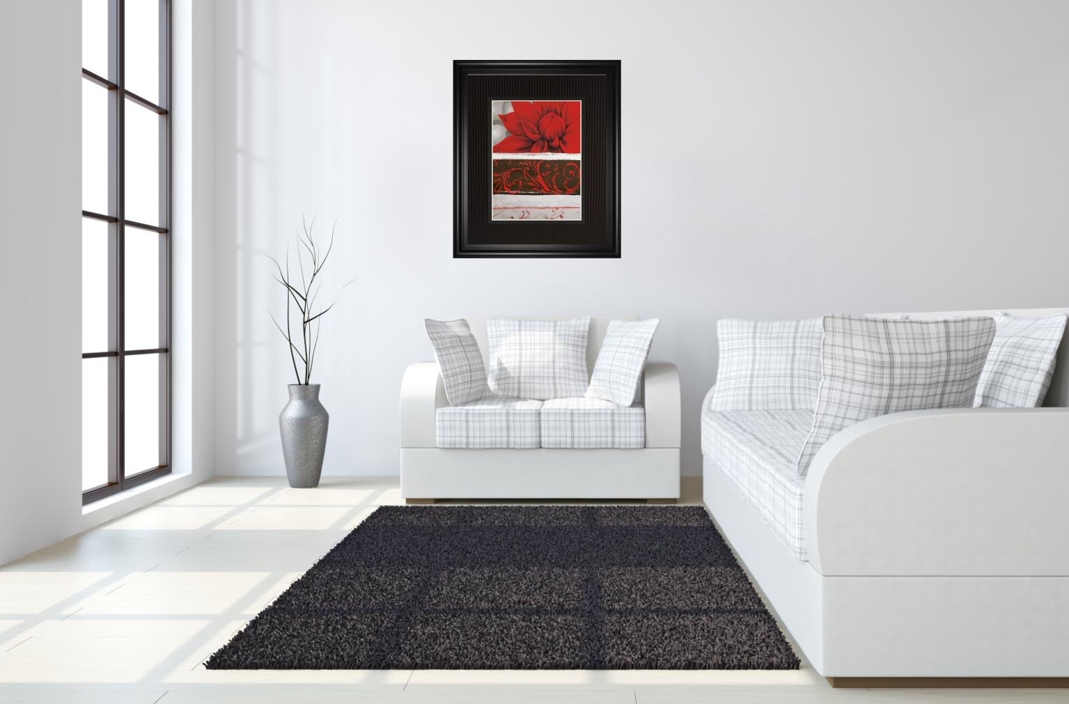 Sumptuous Red By Jasmin Zara Copley 34X40 Framed Print