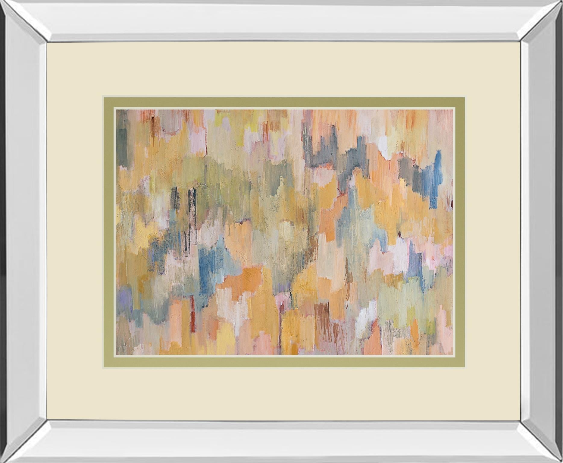 Concerto Grey By Robert Cresvell 34X40 Mirror Frame Print