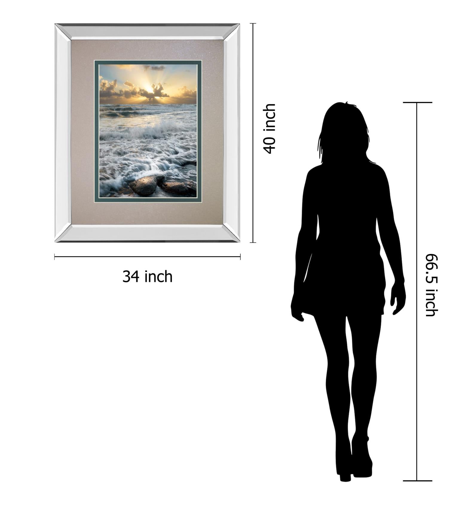 Crash By Celebrate Life Gallery 34X40 Mirror Frame Print