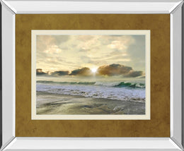 Discovery By Mike Calascibetta 34X40 Mirror Frame Print