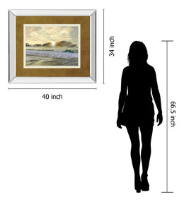 Discovery By Mike Calascibetta 34X40 Mirror Frame Print