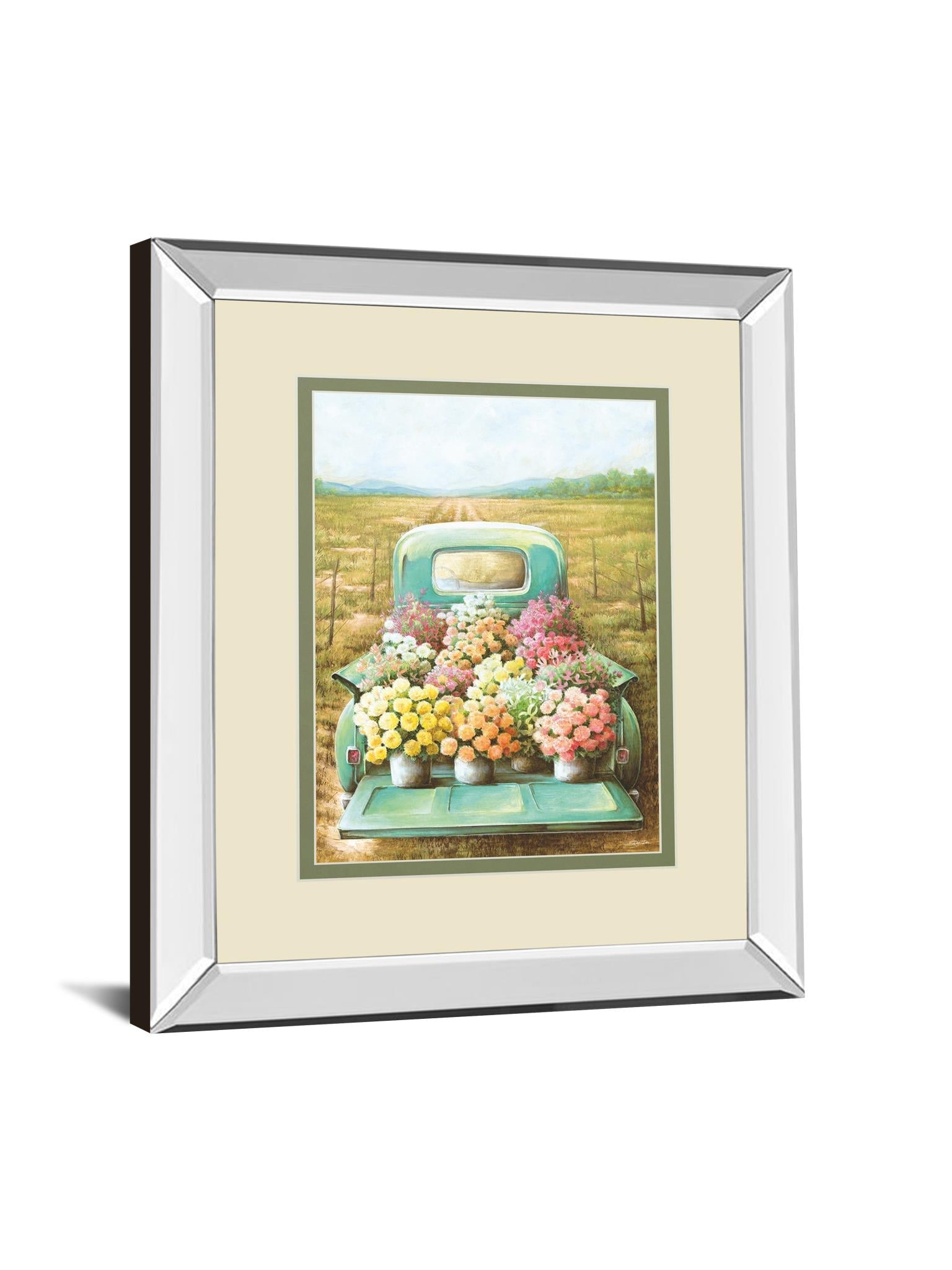 Flowers For Sale By Deedee 34X40 Mirror Frame Print