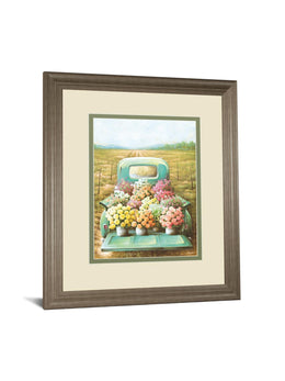 Flowers For Sale By Deedee 34X40 Framed Print