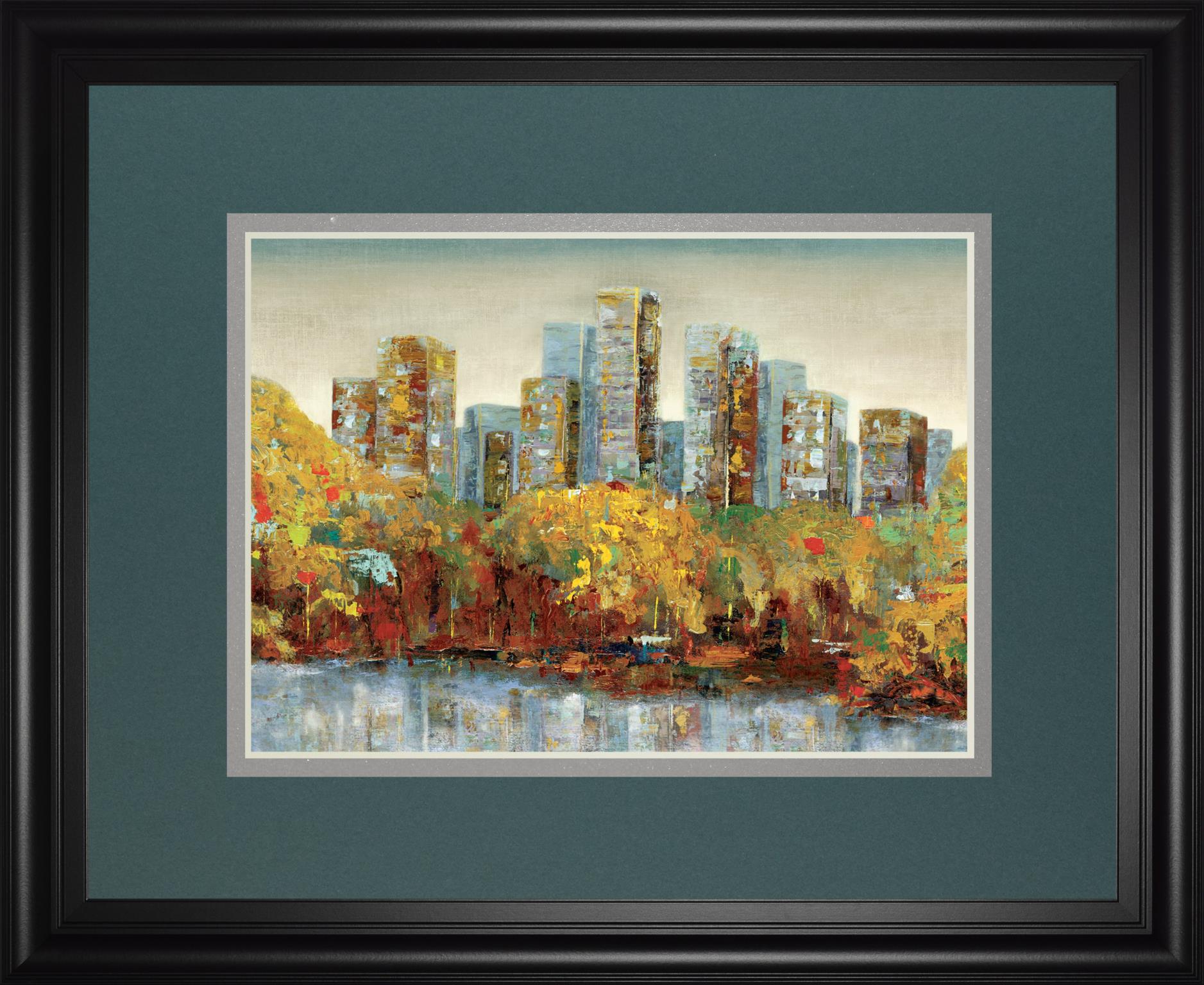 Central Park By Carmen Dolce 34X40 Framed Print