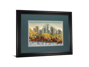 Central Park By Carmen Dolce 34X40 Framed Print