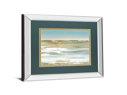 Blue Horizoni By Valeria Mravyan 34X40 Mirror Frame Print