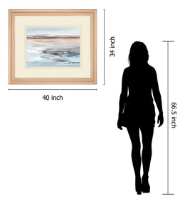 Beyond The Sea By Valeria Mravyan 34X40 Framed Print
