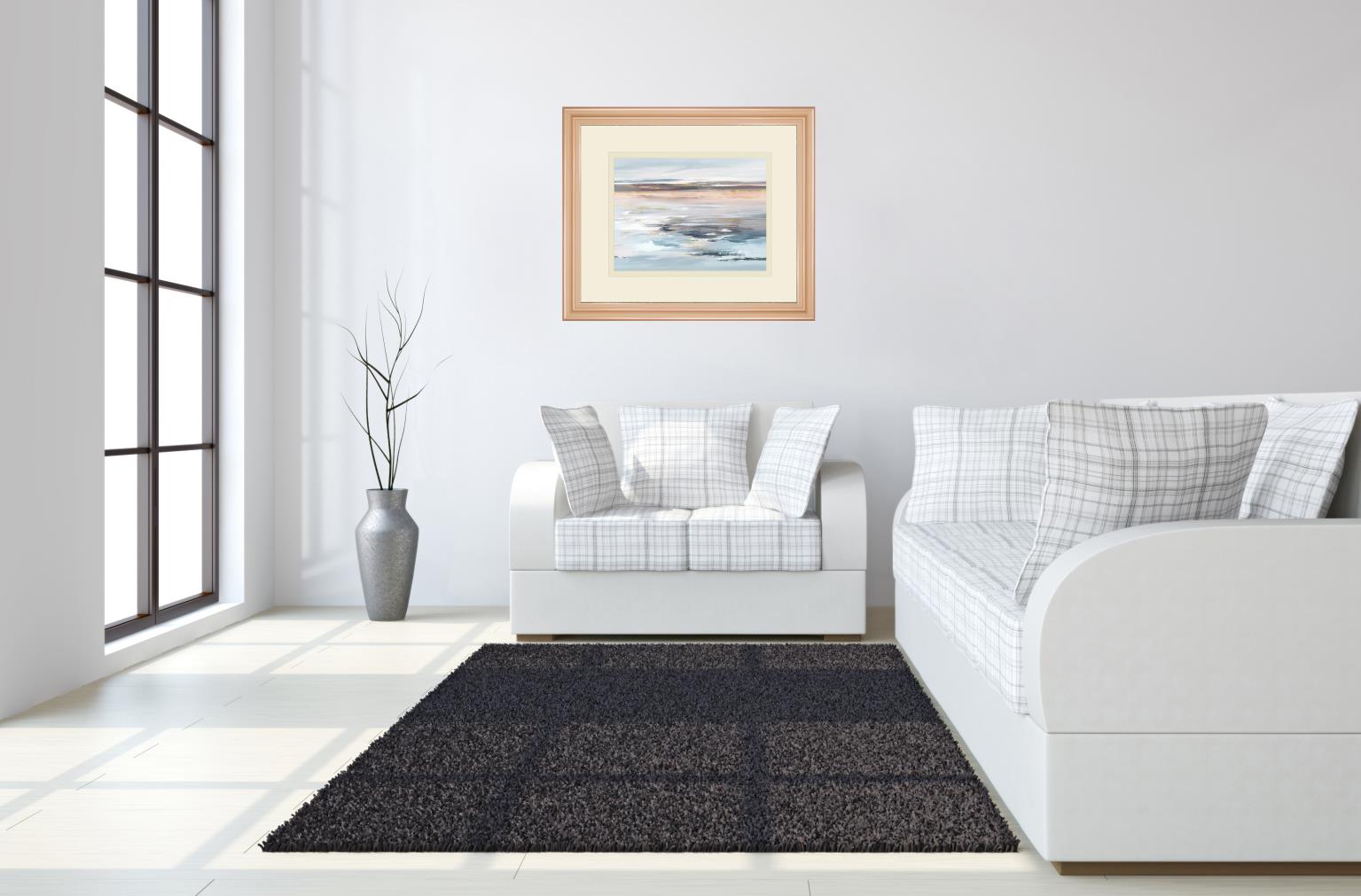 Beyond The Sea By Valeria Mravyan 34X40 Framed Print