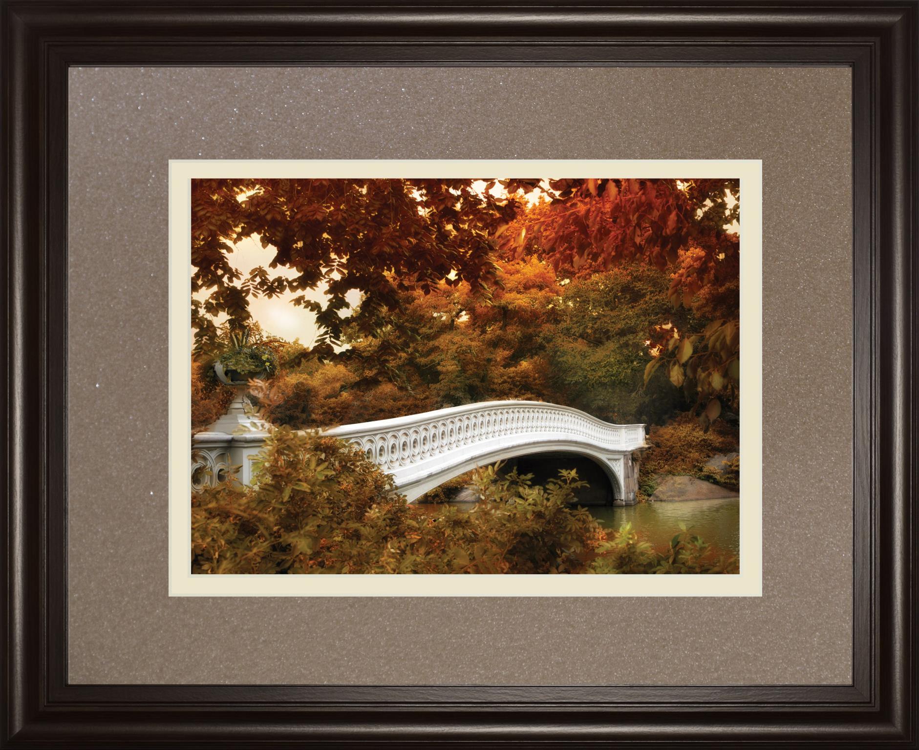 Bow Bridge By Tom Reeves 34X40 Framed Print