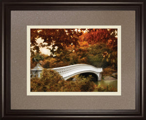 Bow Bridge By Tom Reeves 34X40 Framed Print